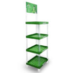 Plastic Display Racks 48x35x174