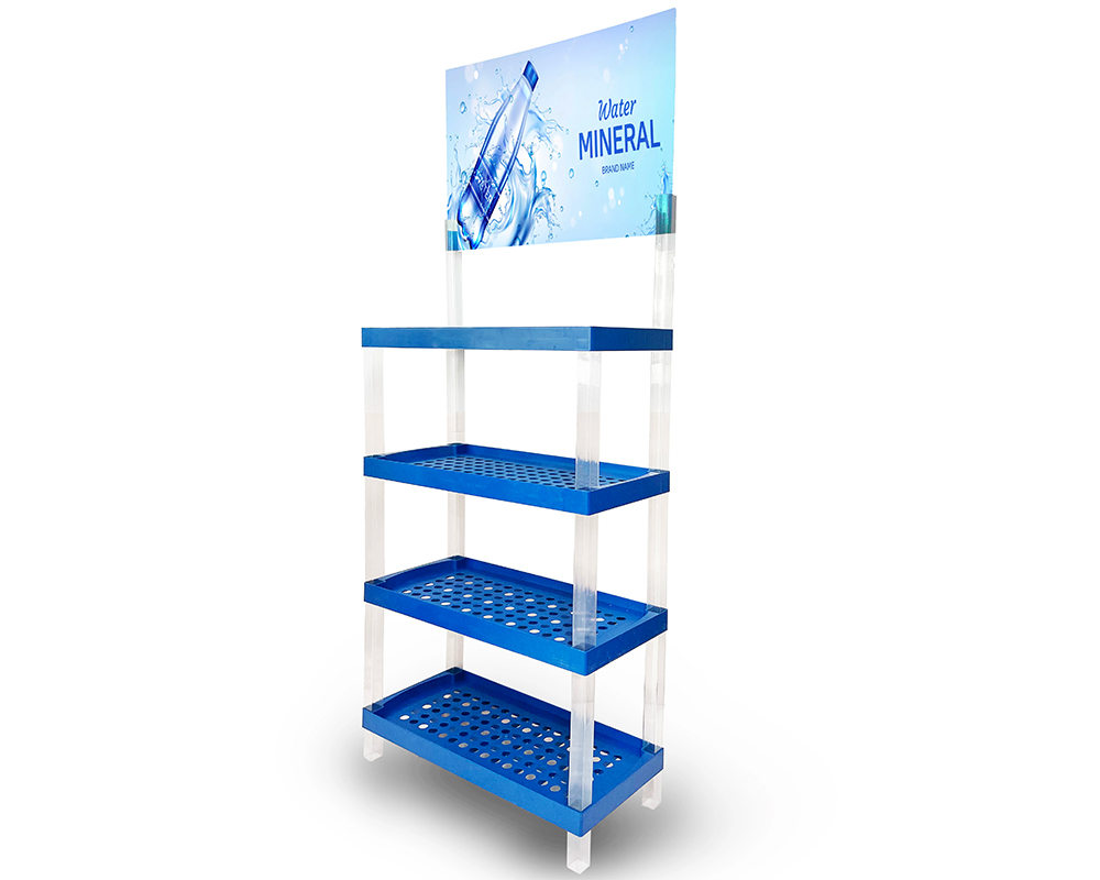 Plastic Display Racks 60x35x174